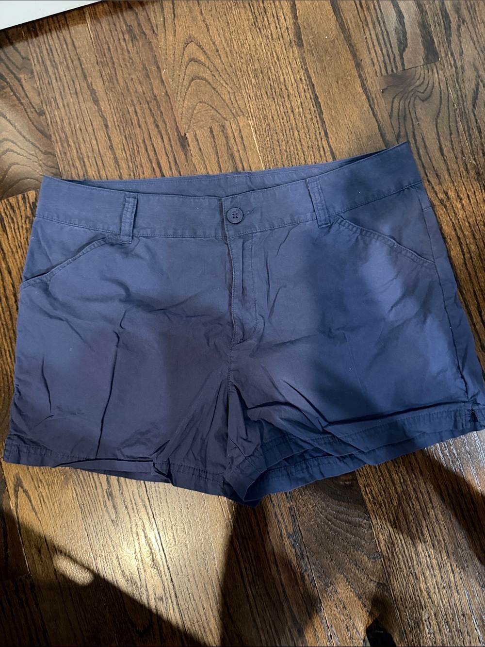 Columbia Navy High-Rise Active Shorts
